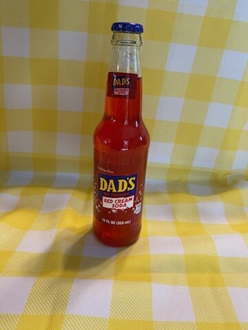 Dad&#39;s Soda Red Cream, 12 oz Glass Bottle