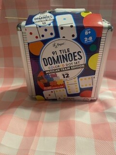 Double 12 Mexican Train Dominoes