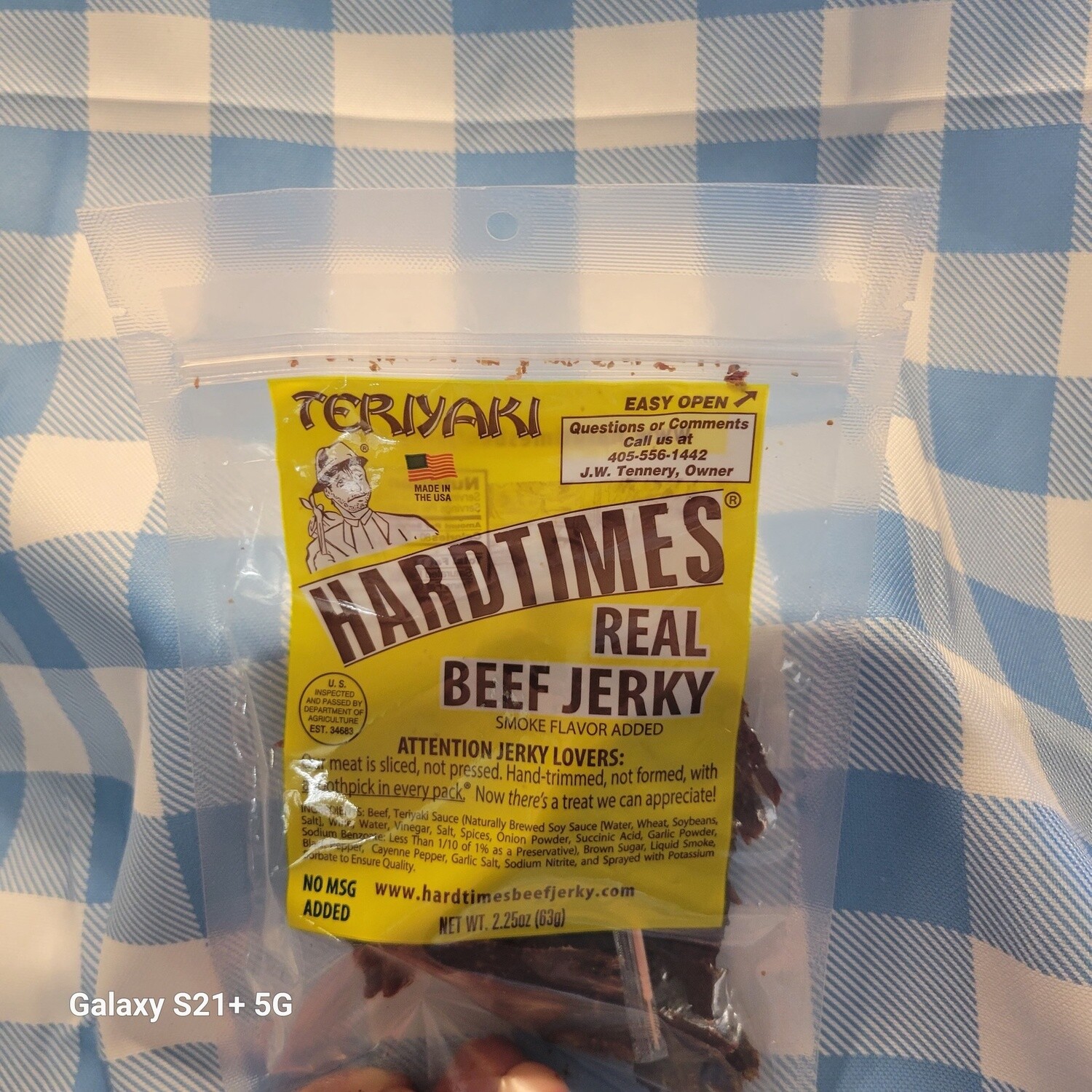 Hard Times Teriyaki Beef Jerky