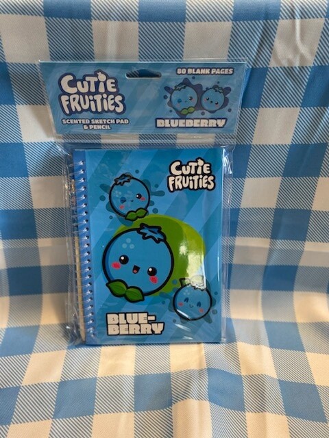 Cutie Fruities Sketch Pad - Bluberry