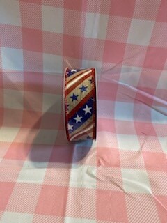 Flag Salute Wired Ribbon