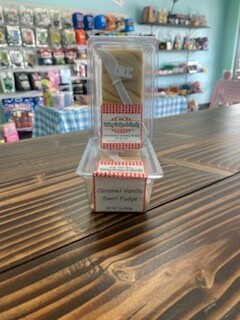Caramel Vanilla Swirl Fudge