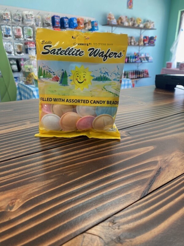 Satellite Wafers Candy Peg Bags