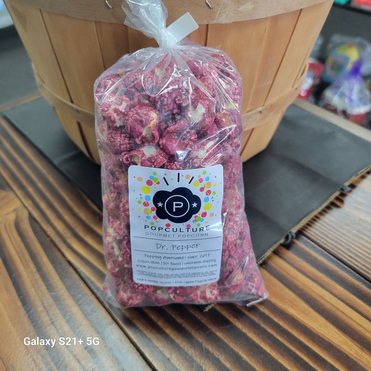 Dr. Pepper Popcorn
