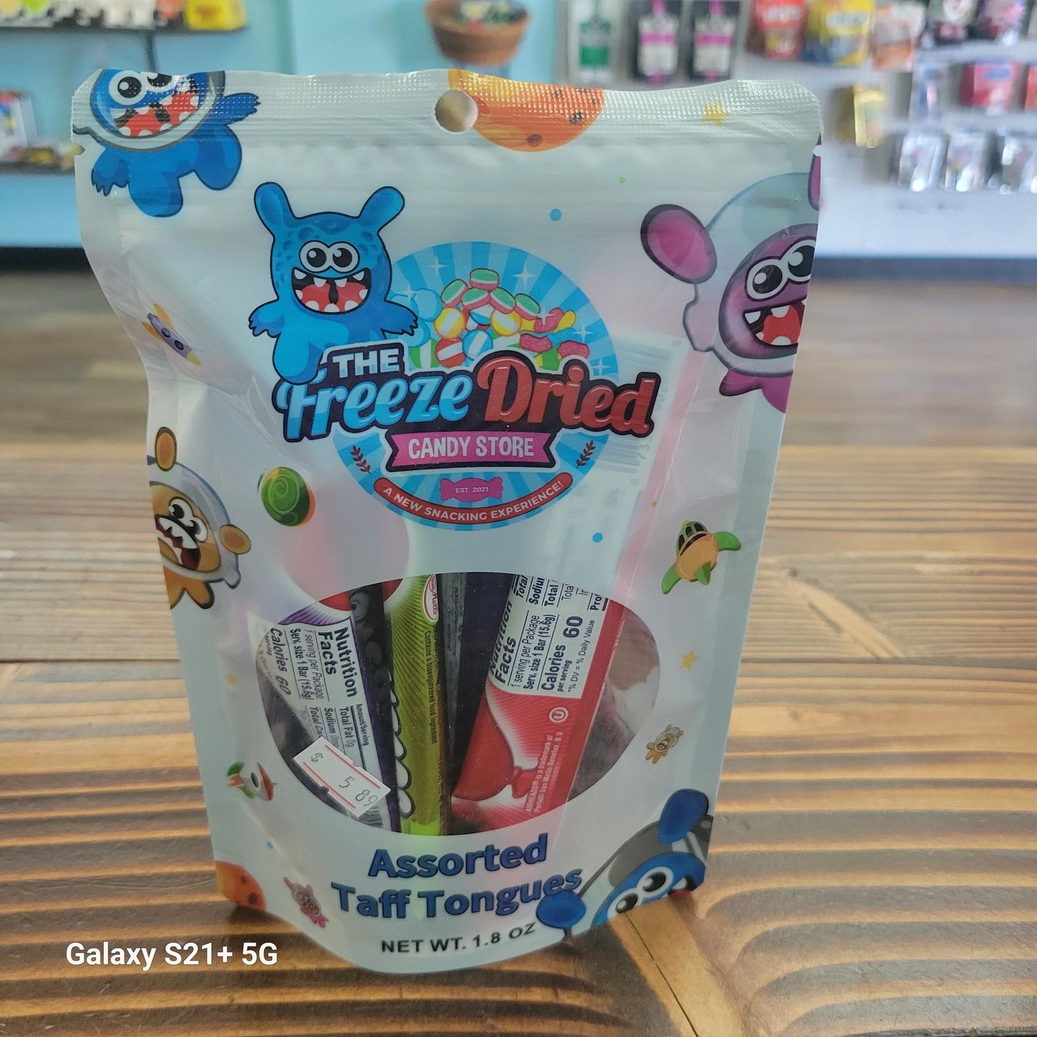Freeze Dried Taffy Tongues