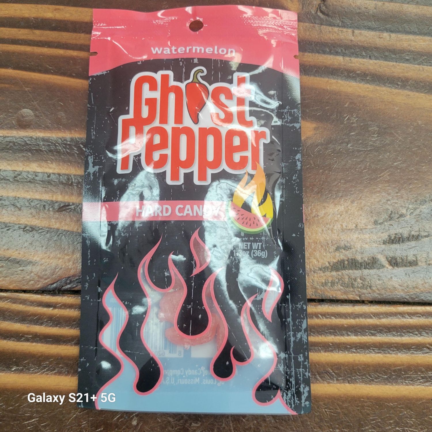 Flamethrower Ghost Pepper Candy Watermelon