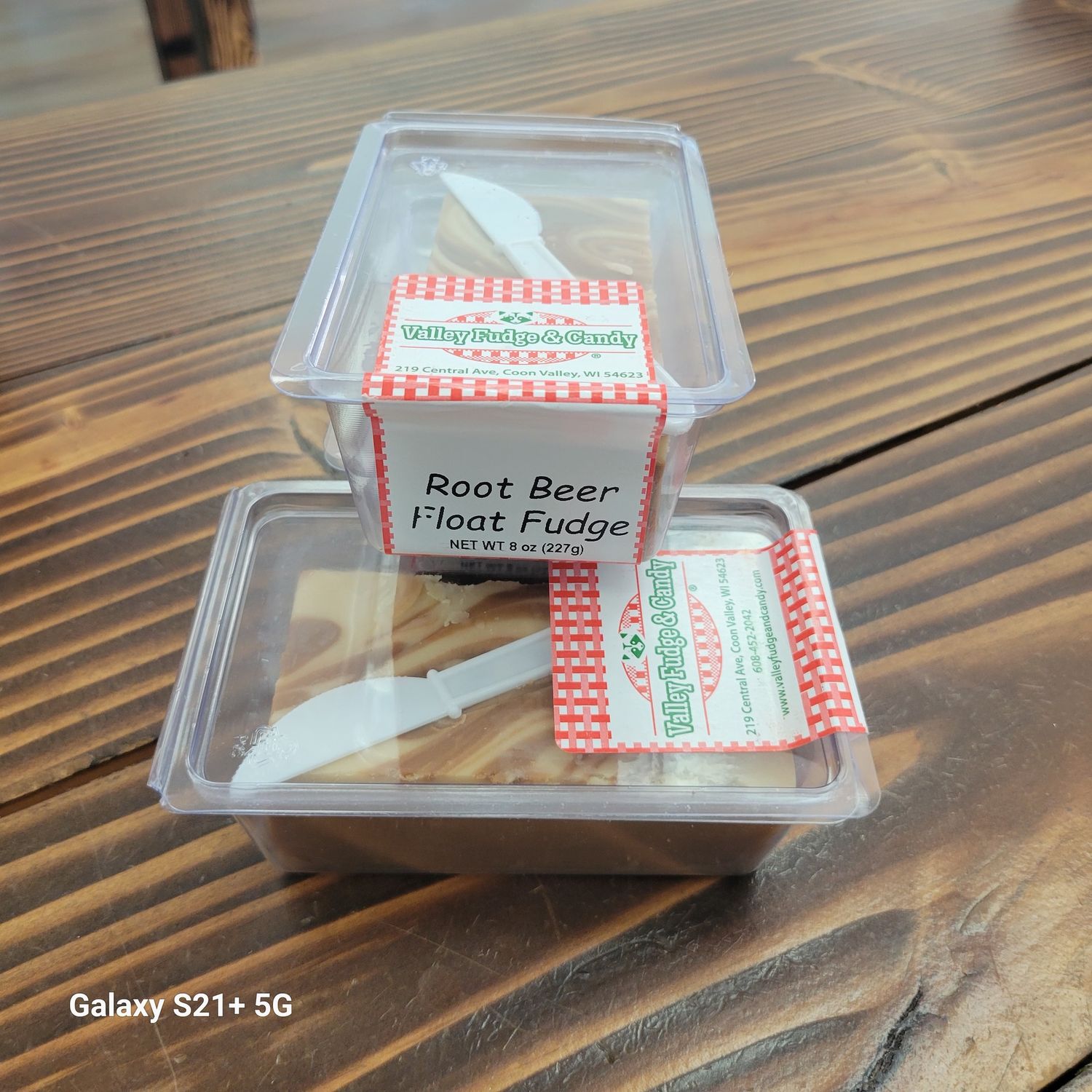 Root Beer Float Fudge Bar