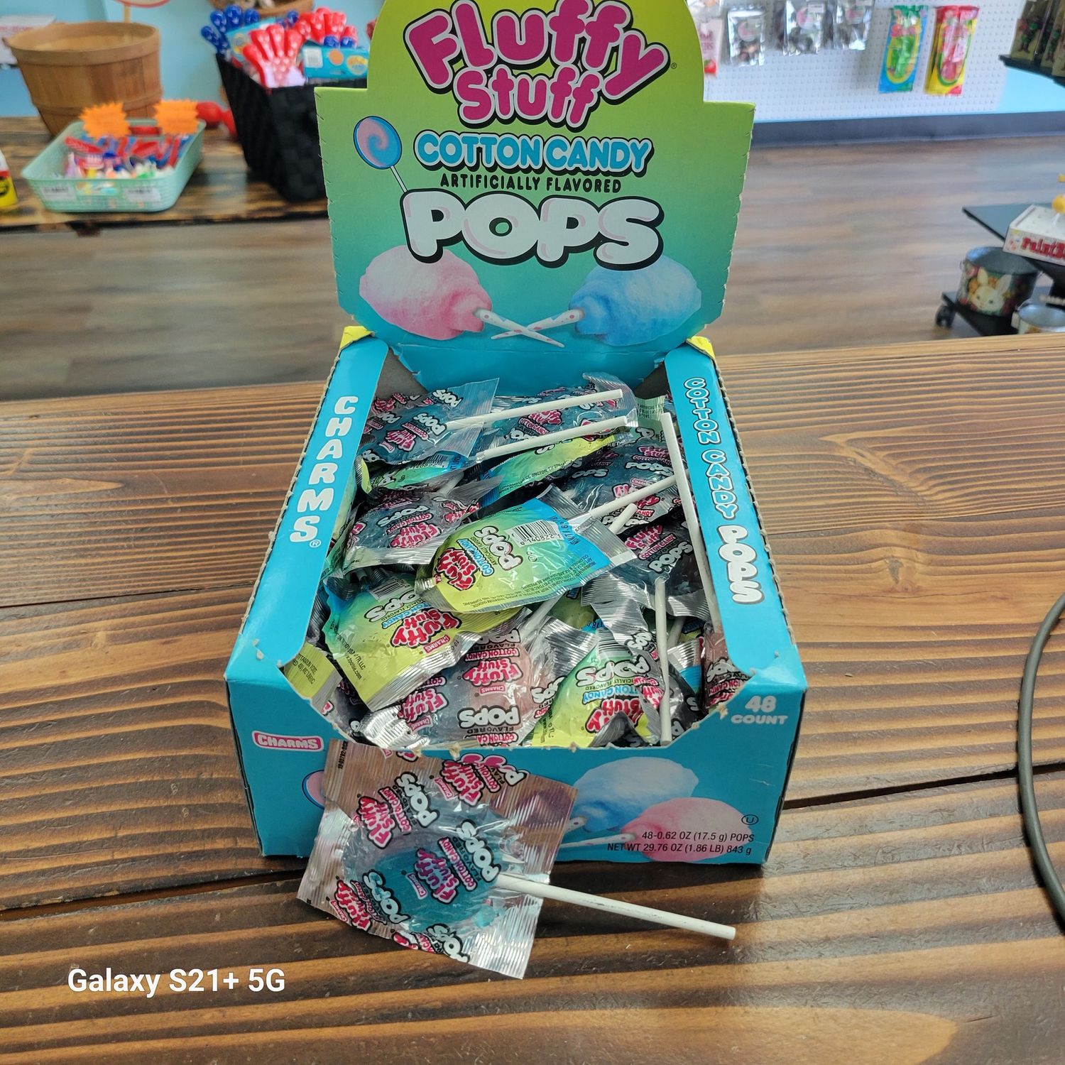 Fluffy Stuff Cotton Candy Pops