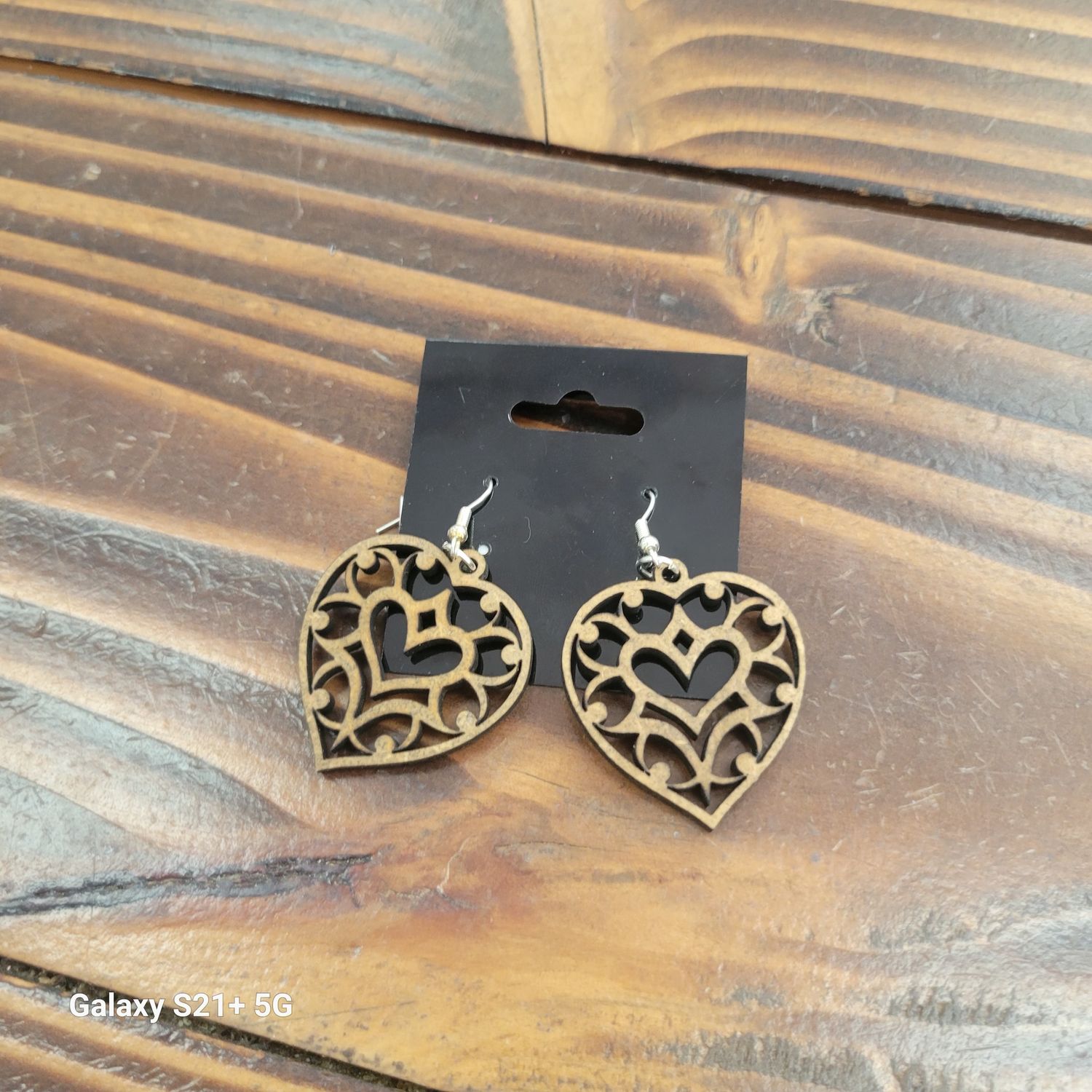 Fernando - Earrings Wooden Heart