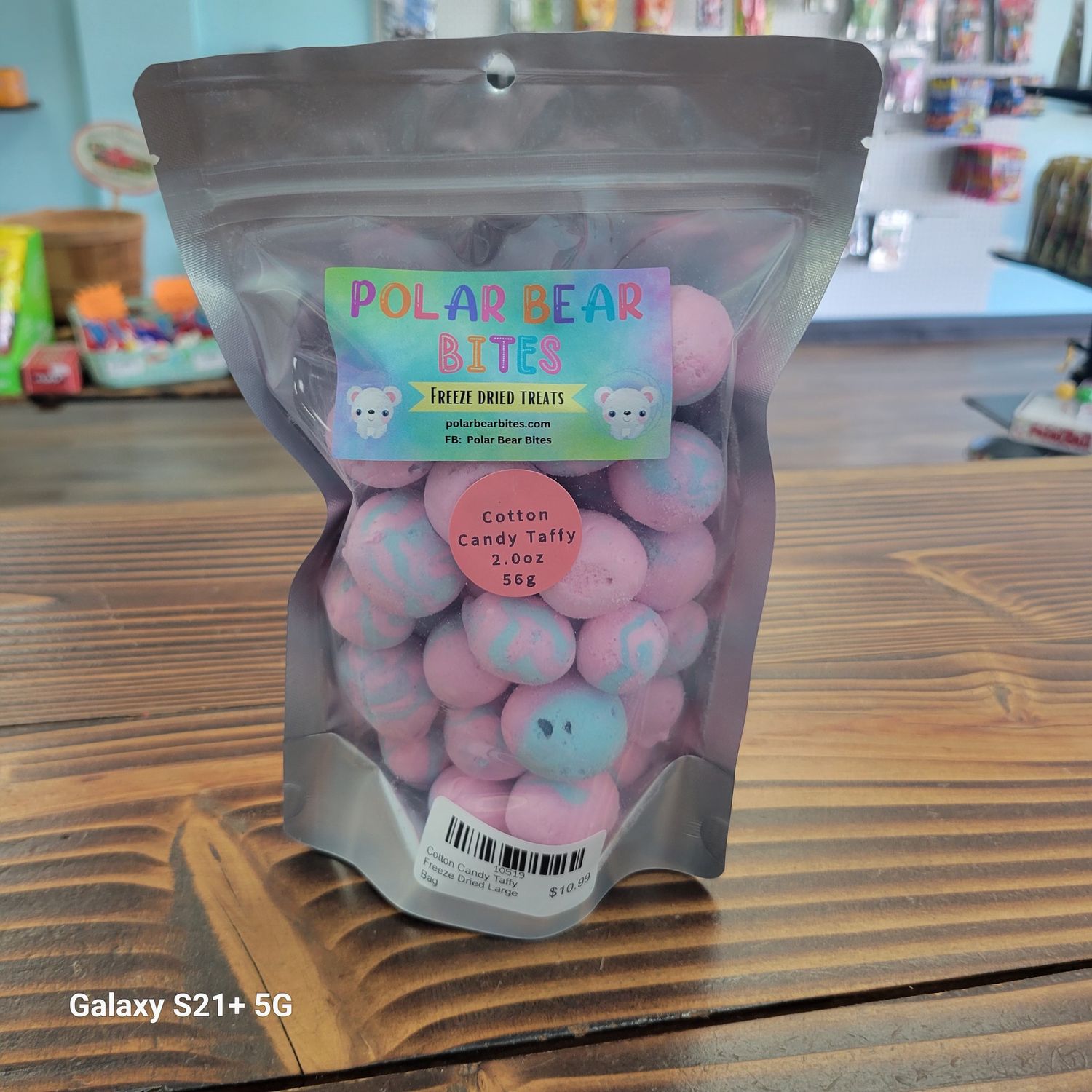 Cotton Candy Taffy Freeze Dried Large Bag