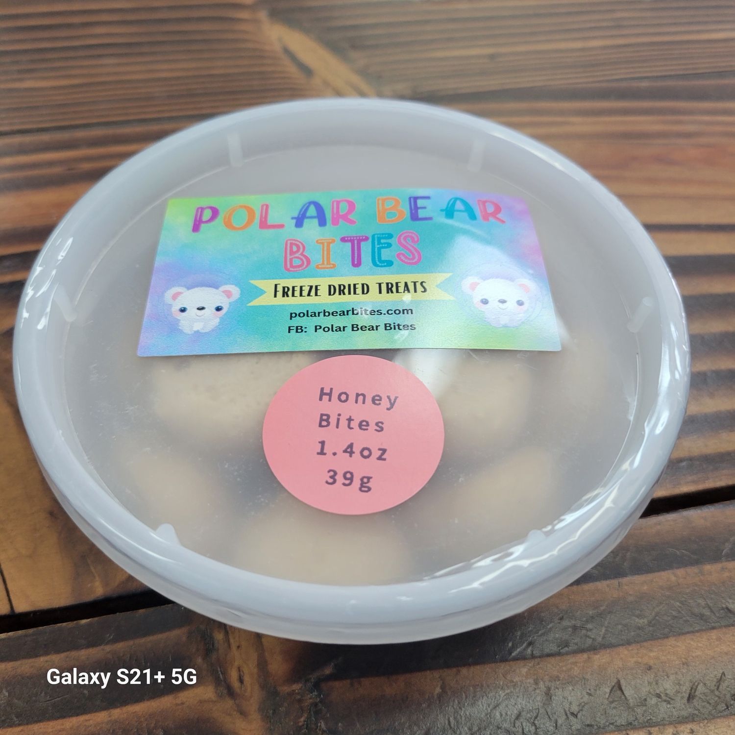 Honey Bites Freeze Dried Small Tub