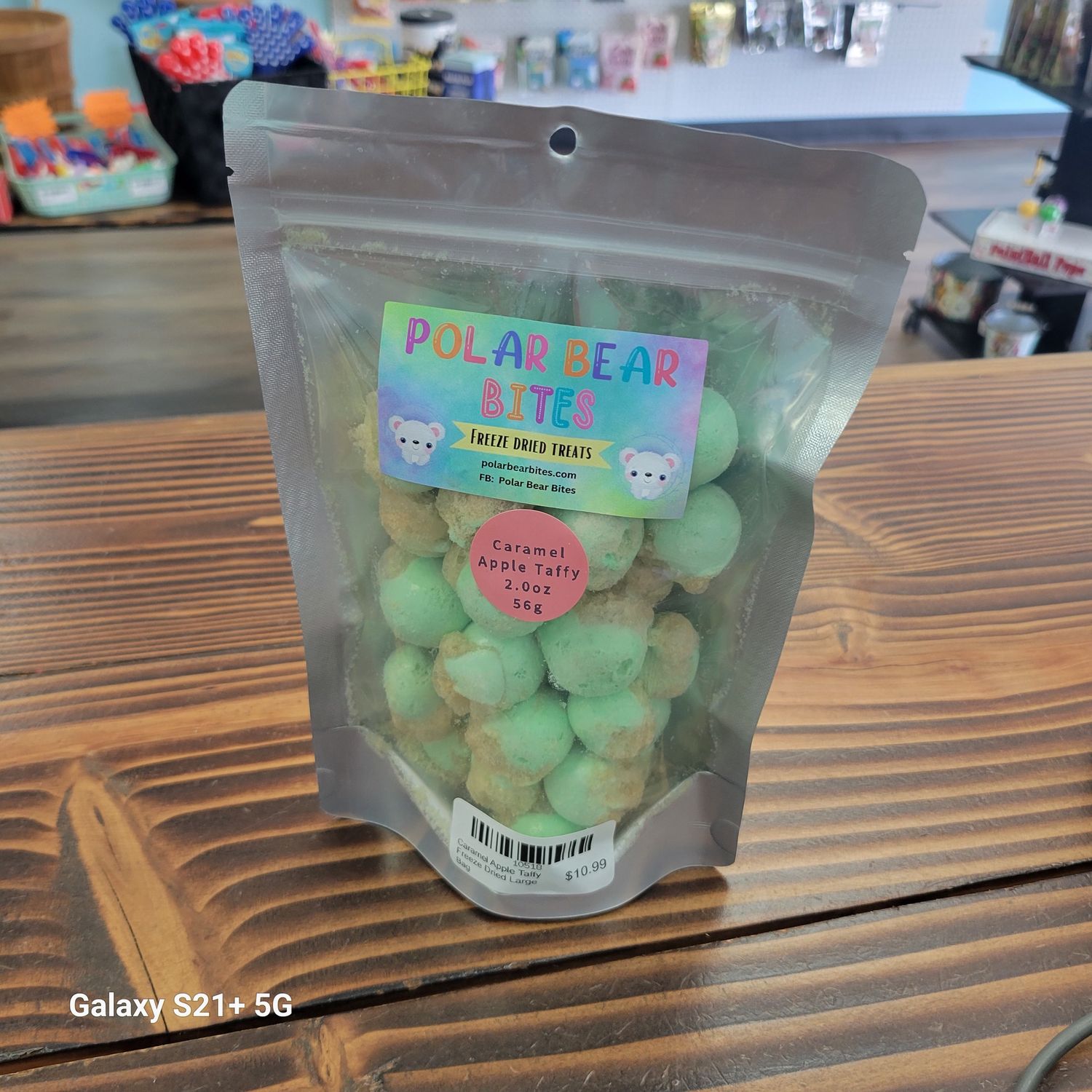 Caramel Apple Taffy Freeze Dried Large Bag