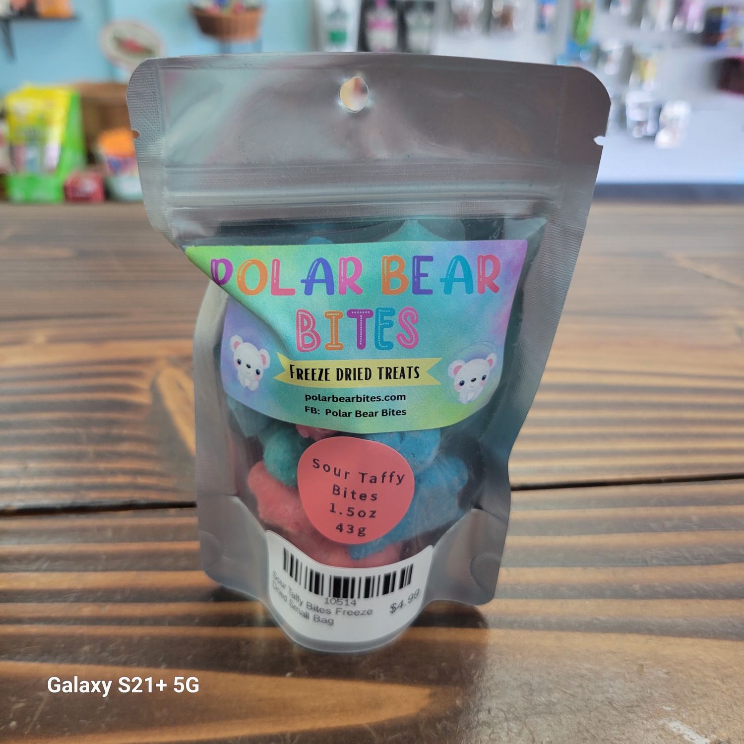 Sour Taffy Bites Freeze Dried Small Bag