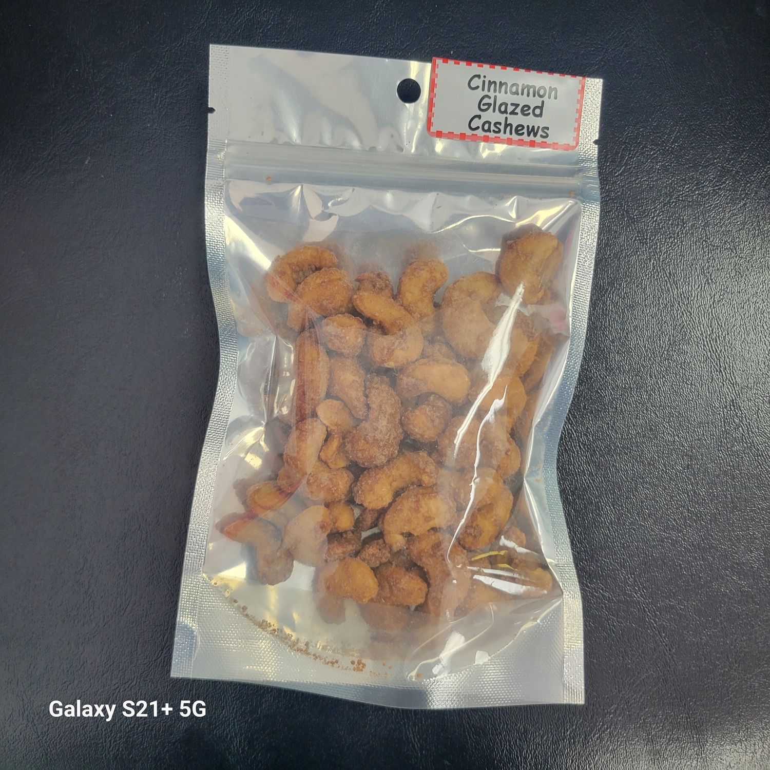 Cinnamon Glazed Cashews