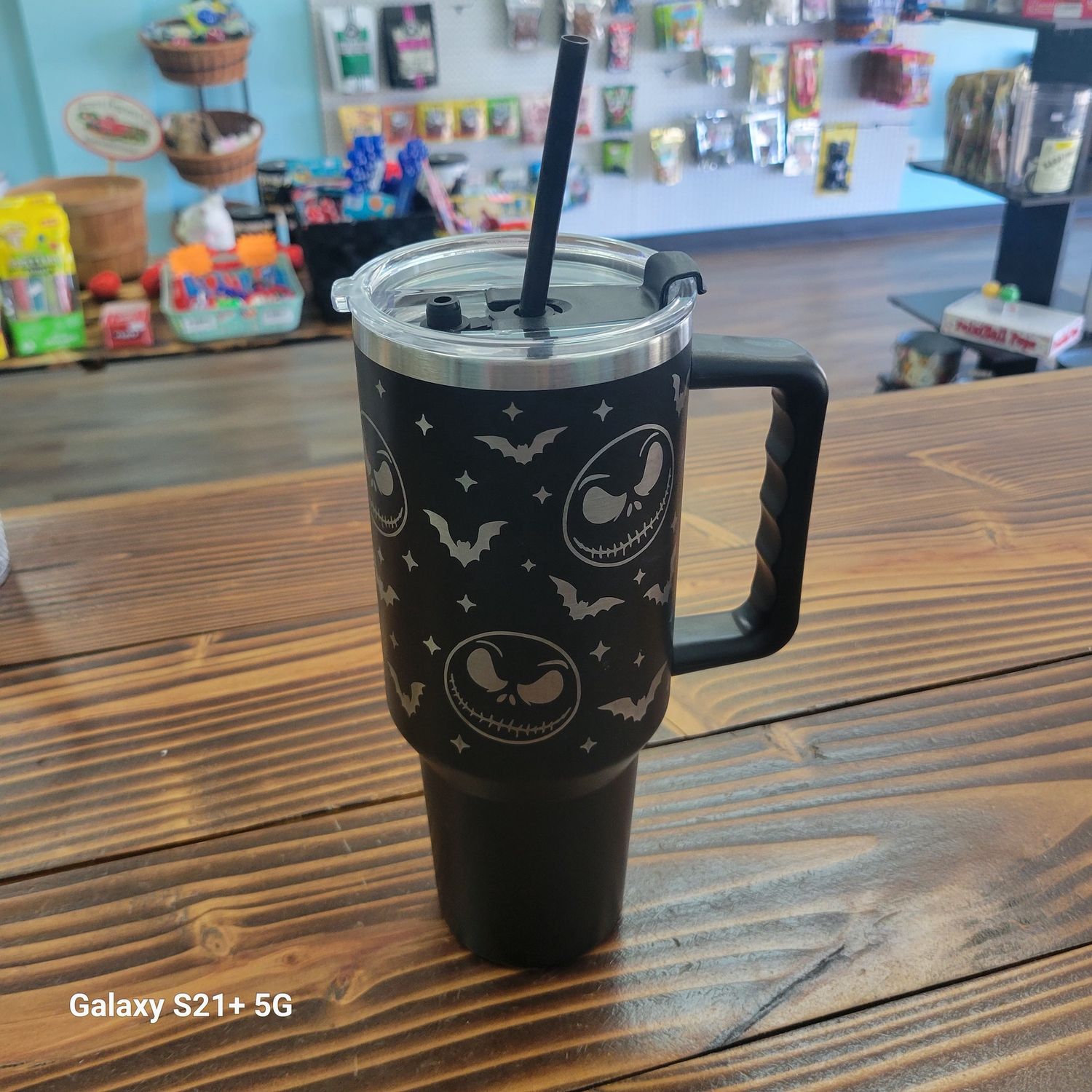 Stainless Steel Jackskellington Tumbler - 40 oz