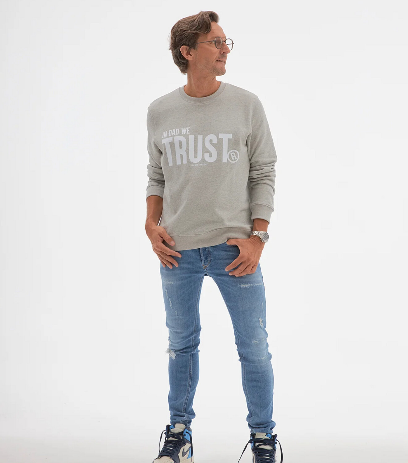 Sweater &#39;In DAD We Trust&#39;
