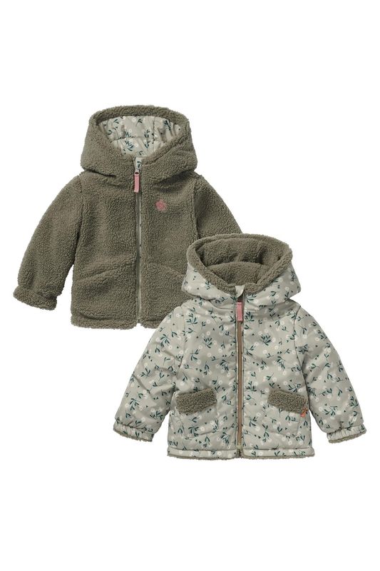 Girls Reversible Jacket Fleury Allover print