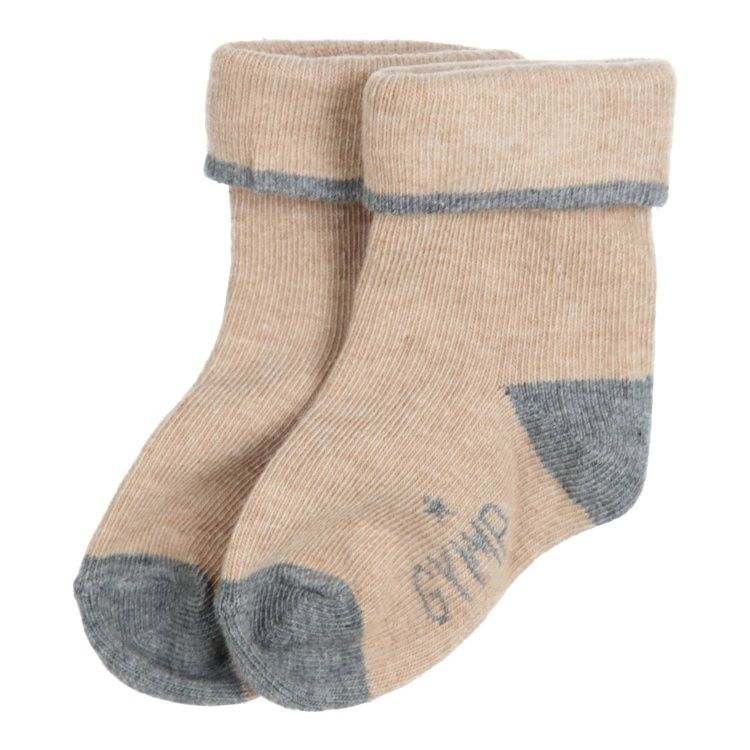 Socks Keit Beige/Grijs