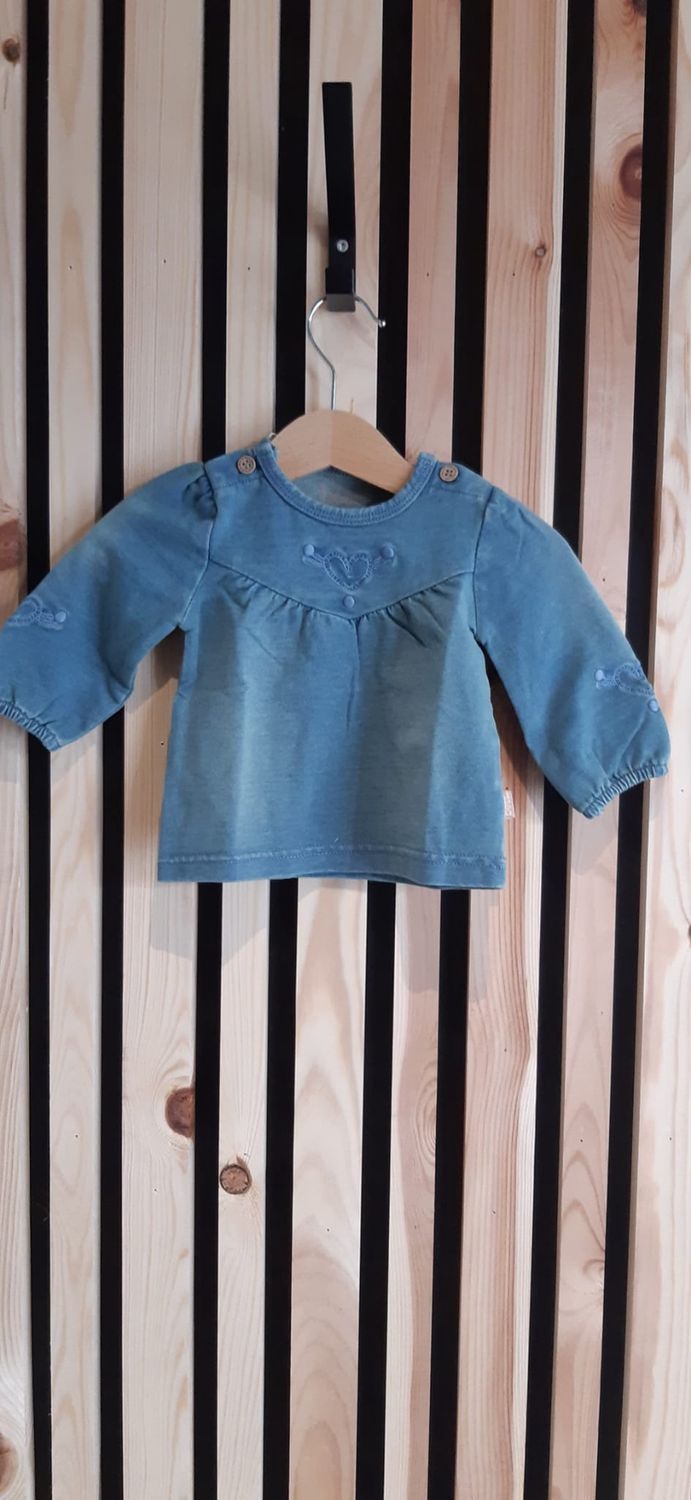 Blouse Denim Embroidery