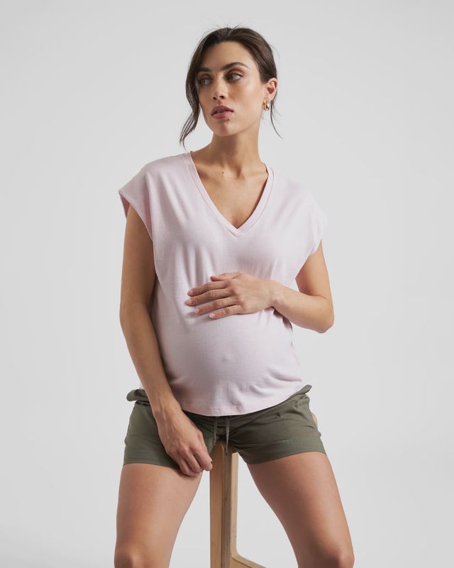 Marley Zip nursing Tee