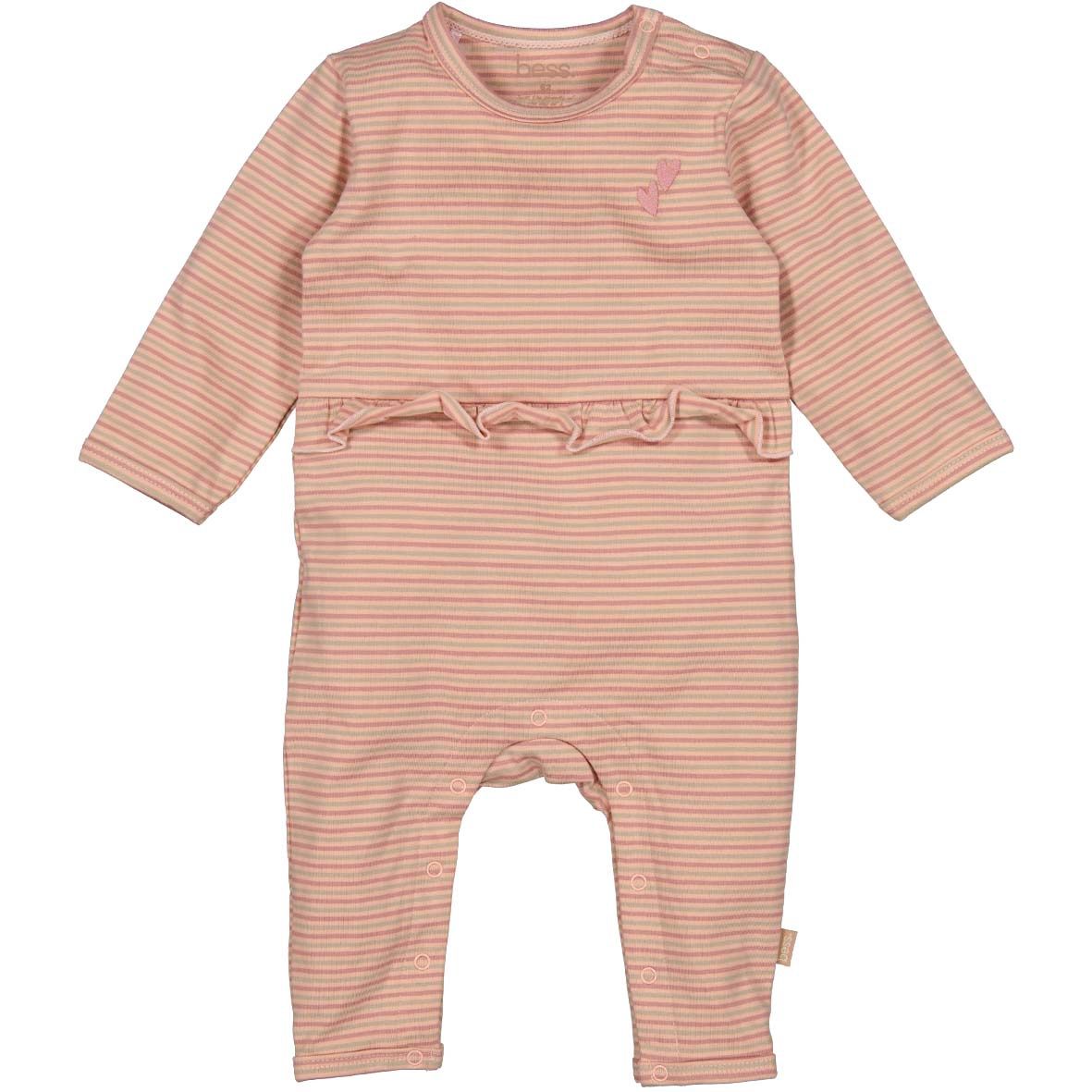 Suit Striped ruffles