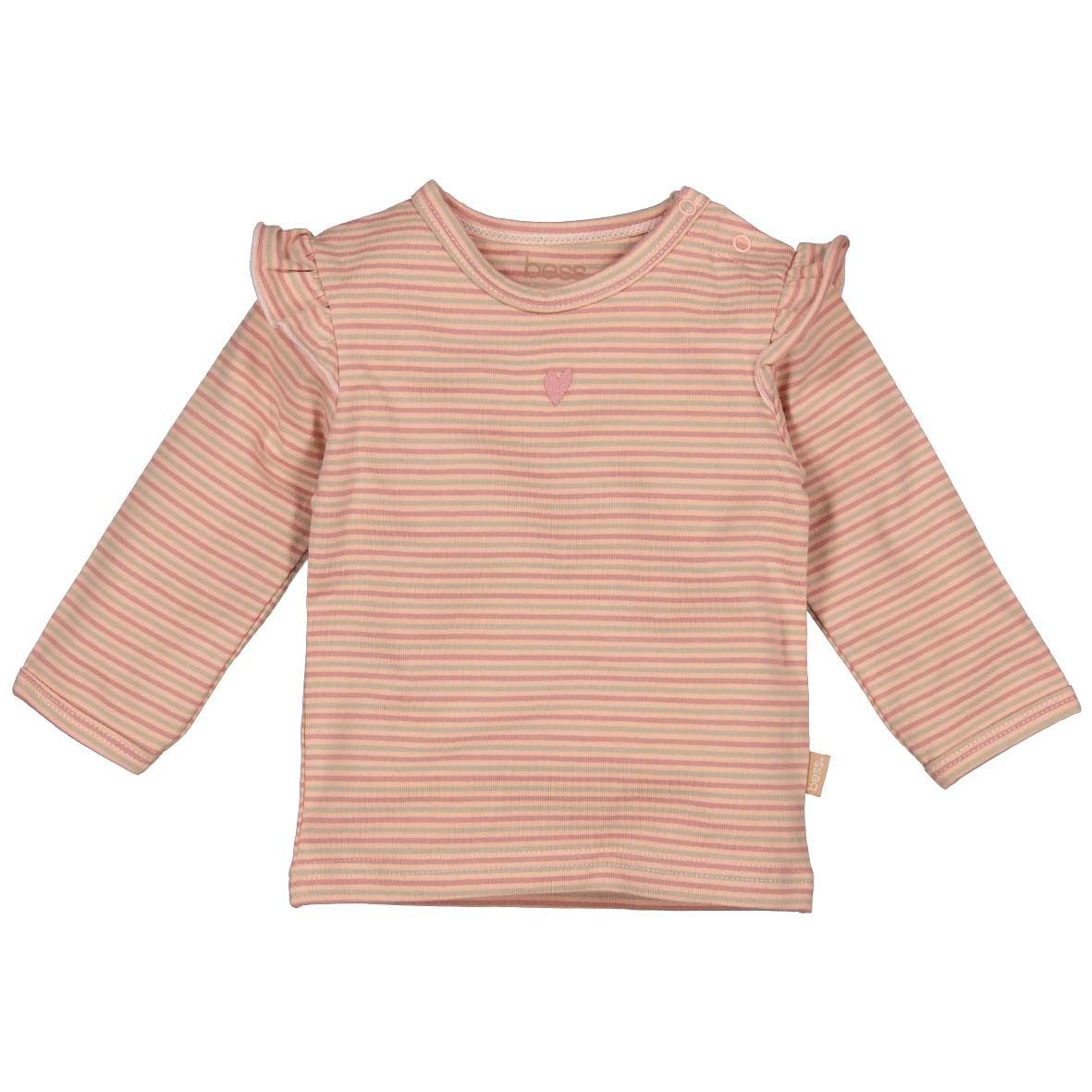 Shirt l.sl. Striped Ruffles