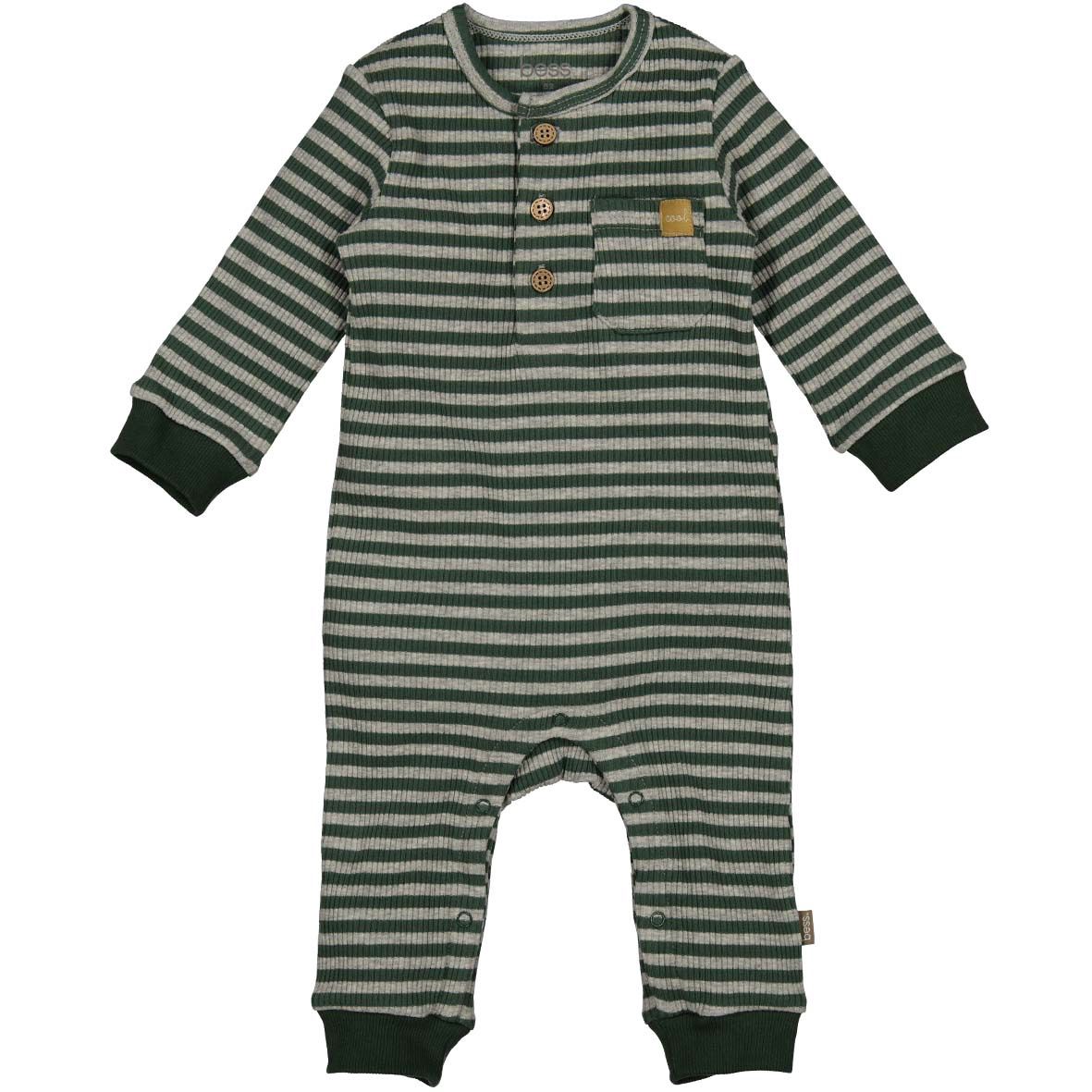 Suit Striped Green