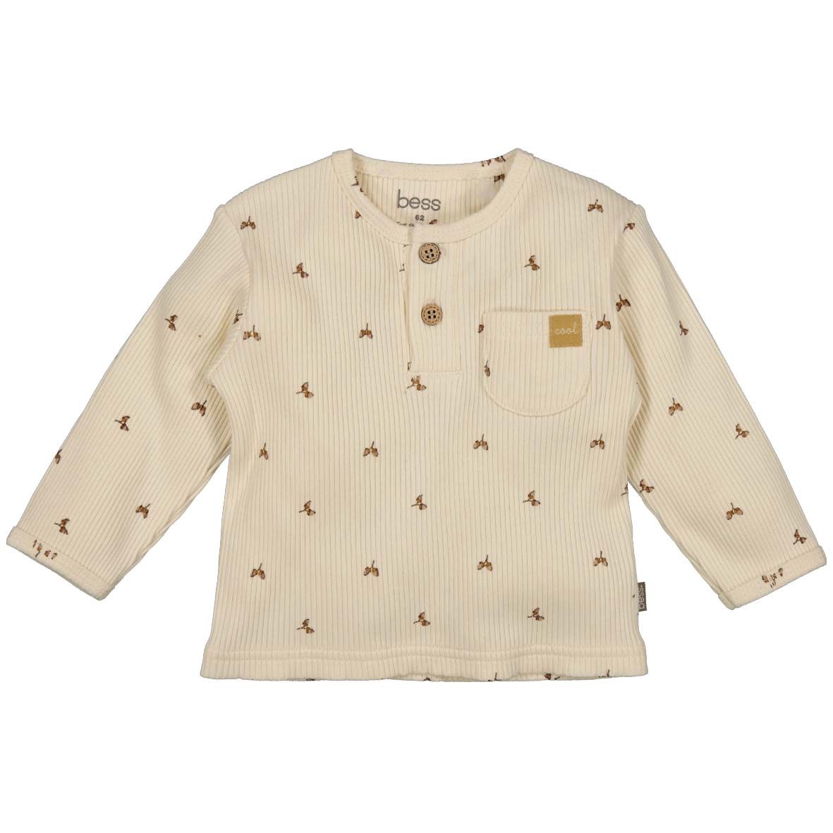 Shirt l.sl. AOP Rib