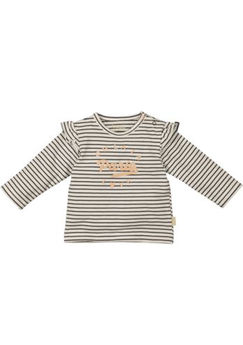 Shirt long sleeve Striped Ruffles