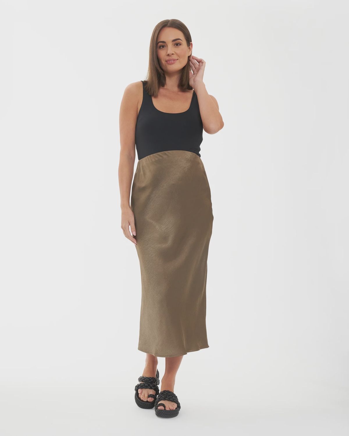 Lexie Satin Skirt