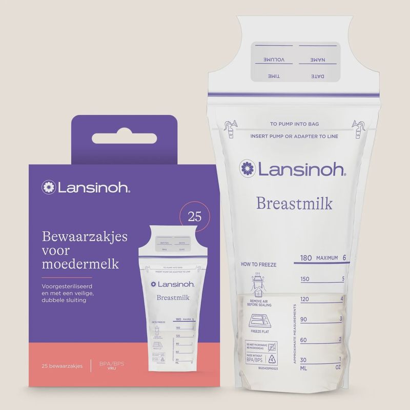 Moedermelkbewaarzakjes (25 zakjes)