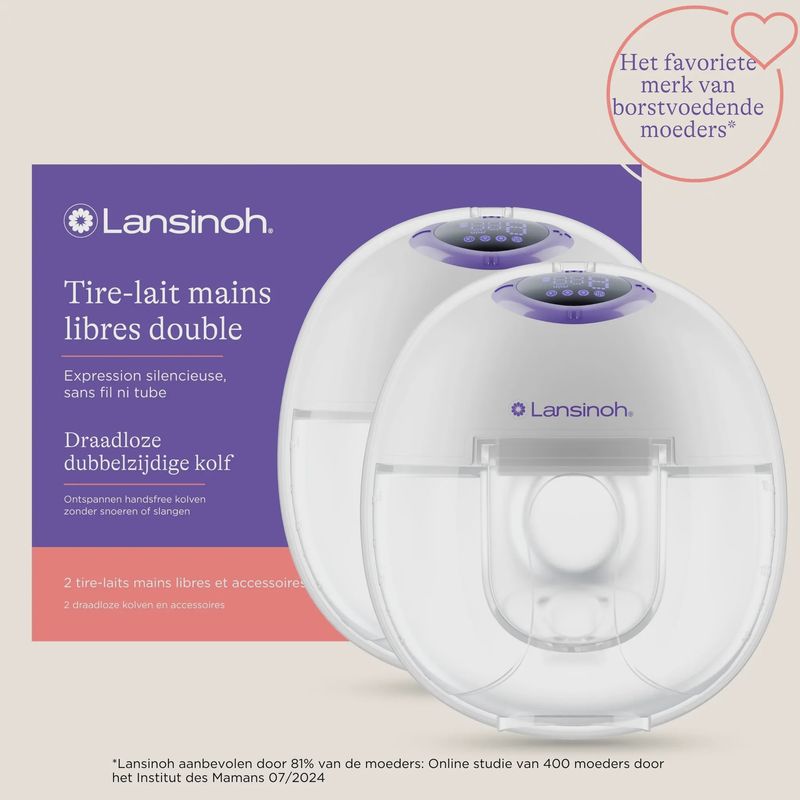 Lansinoh - dubbelzijdige draadloze borstkolf