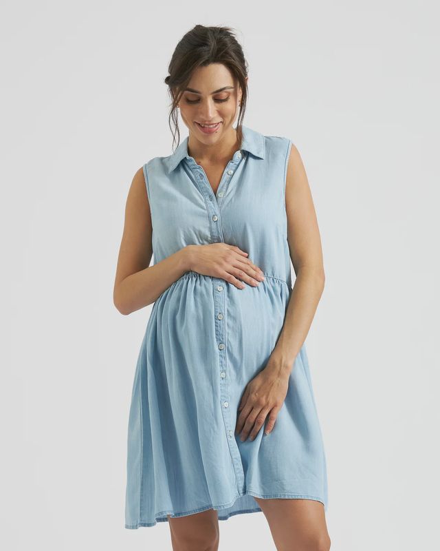 Bec chambray dress