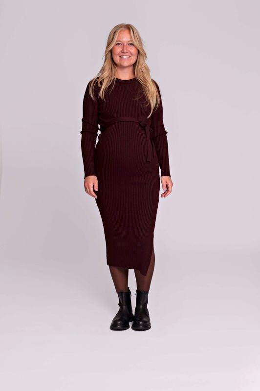 Dress knit belt ls BR