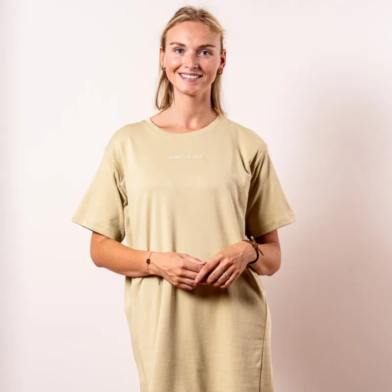 Spread the latte T-shirt dress