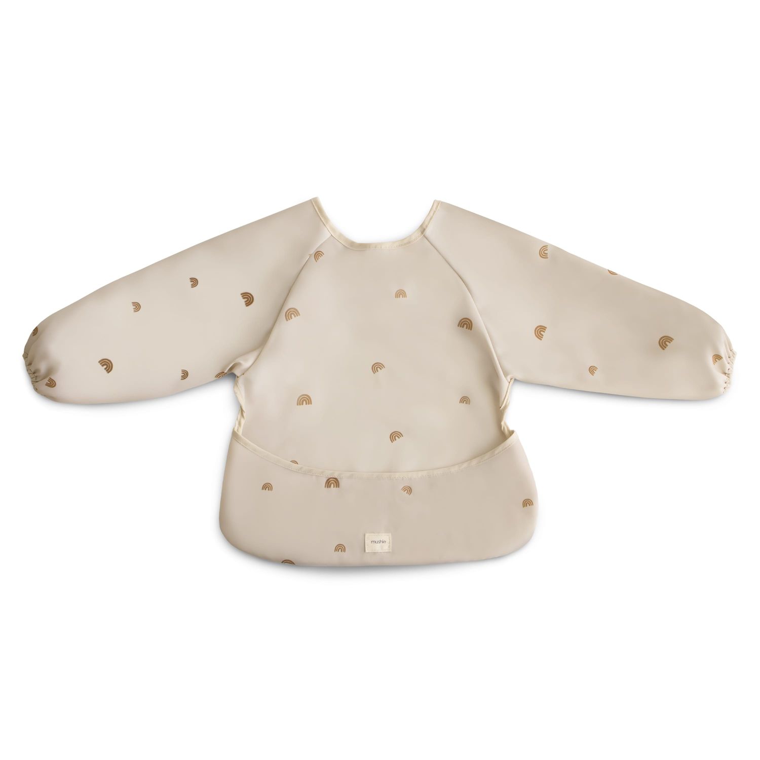 Long sleeve bib Regenboog