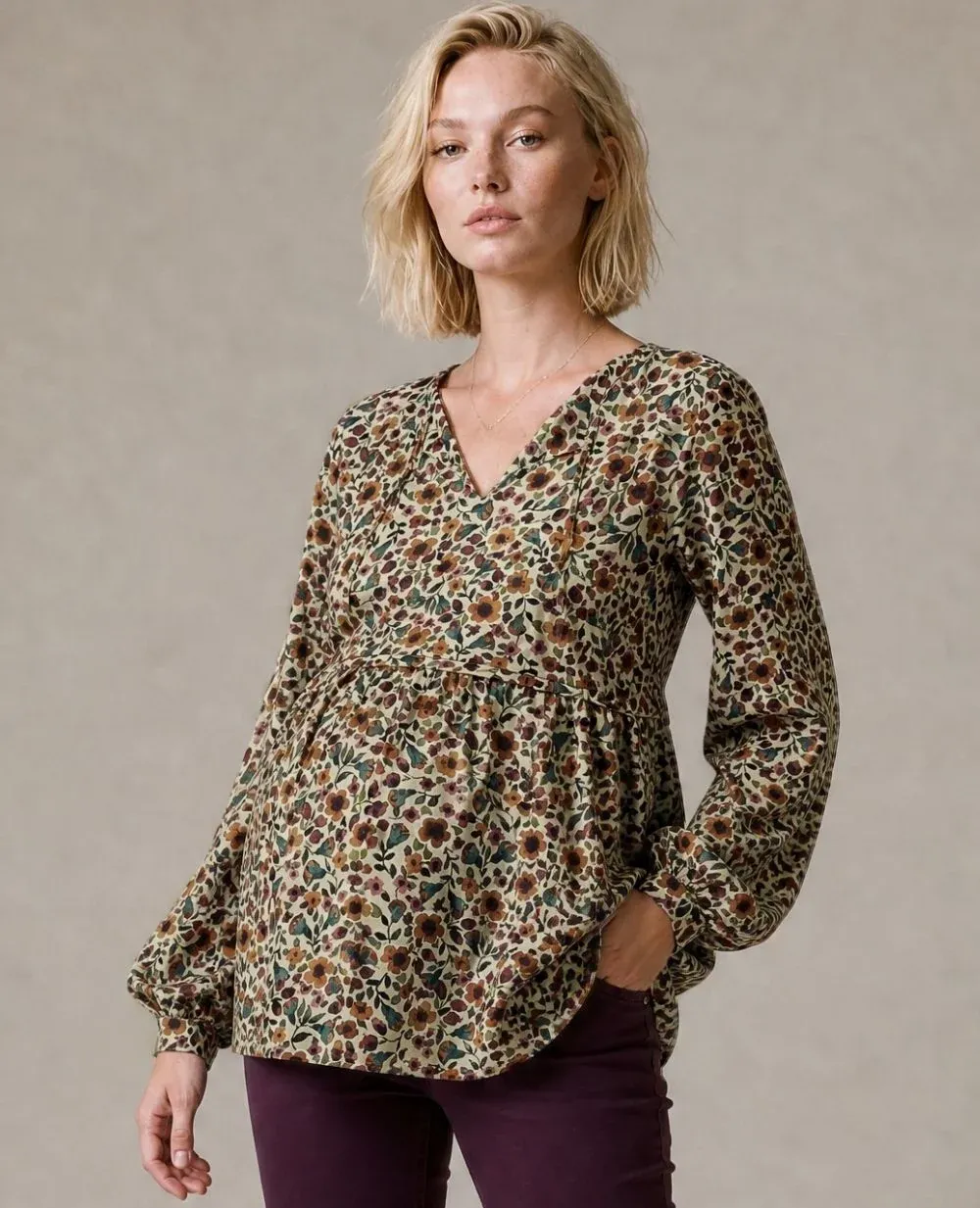 Tess nursing blouse