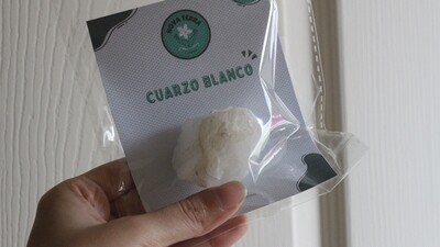 Piedra cuarzo blanco en bruto 