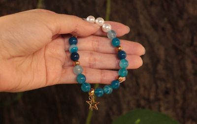 Pulsera Ágata Azul