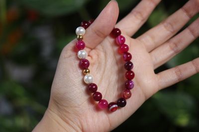 Pulsera Ágata Rosa
