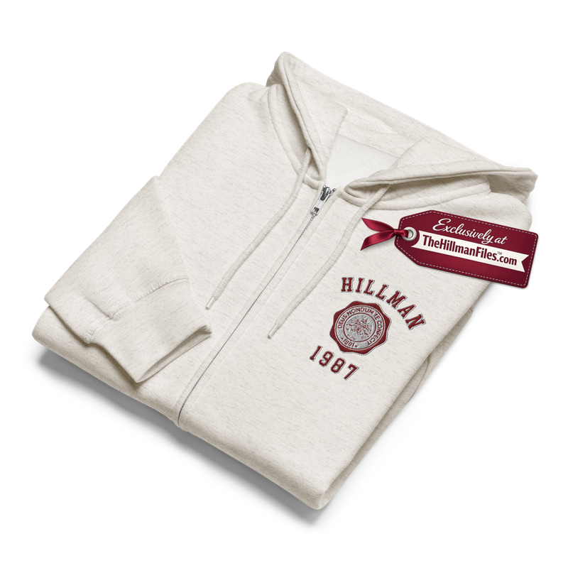 THF Hillman 1987 Embroidered Premium Full Zip Hoodie [Multiple Color Options]