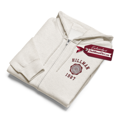 THF Hillman 1987 Embroidered Premium Full Zip Hoodie [Multiple Color Options]