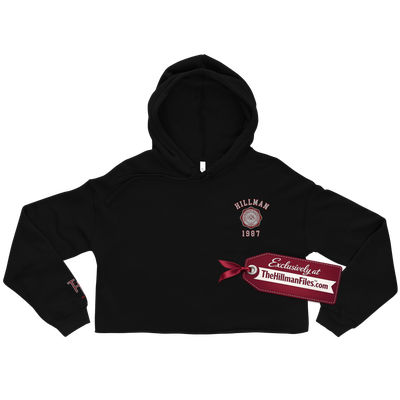 THF Hillman 1987 Embroidered Women's Cropped Hoodie [Multiple Color Options]