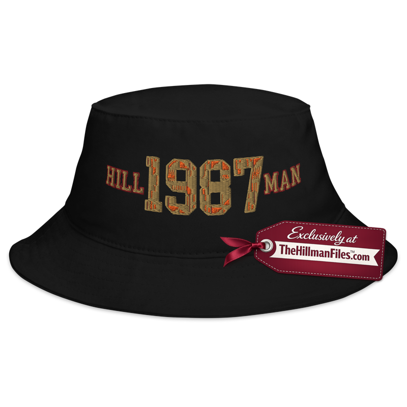 The THF Classic Embroidered Bucket Hat [Black/Multi]