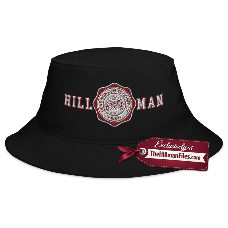 The THF Classic Embroidered Bucket Hat [Black]