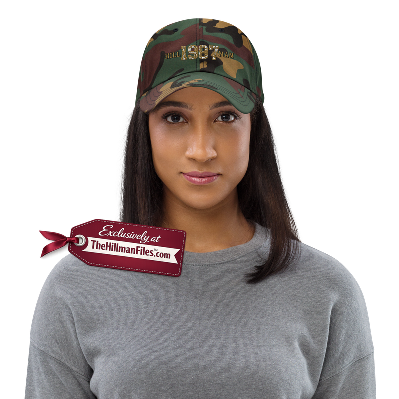 Hillman 1987 Embroidered Camo Dad Hat