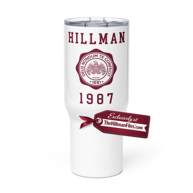 The THF Hillman 1987 Travel Mug