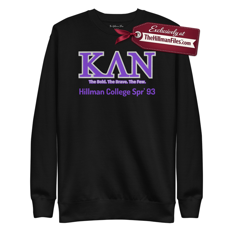 THF Embroidered Frat Premium Sweatshirt - The Bold. The Brave. The Few. Style