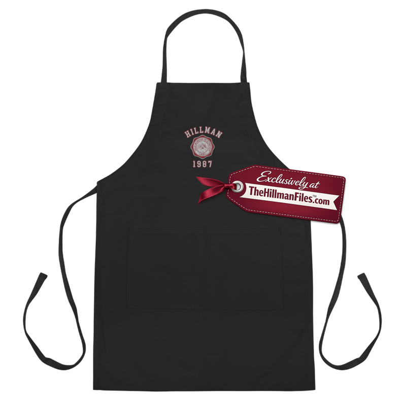 Hillman Embroidered Cooking Apron