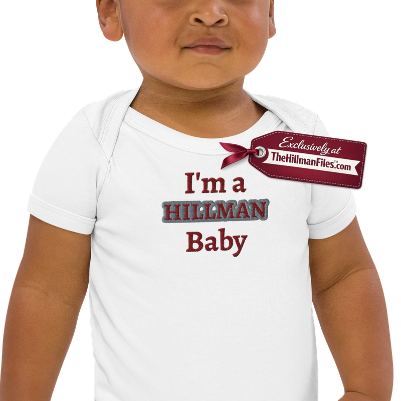 THF Kids - Embroidered Organic Cotton Classic Baby Onesie [White]